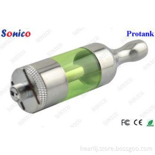 Ecig Bottom Coil Clearomizer for 510 Thread Transparent Tan
